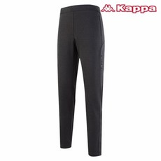 KAPPA 카파 여자 기모 플리스 슬림 팬츠 차콜