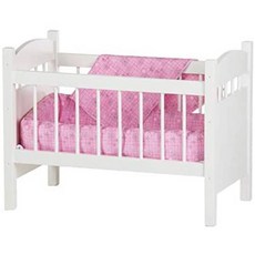 AmishToyBox.com Amish-Made Wooden Deluxe Doll Crib White Finish, 상세내용참조, 상세내용참조, 상세내용참조