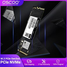 OSCOO-PCIE SSD 하드 드라이브 NVMe M.2 2280 Gen3.0x4 내장 ssd 128GB 256GB 512GB 1 테라바이트 북 노트 북용