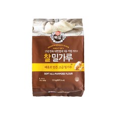 백설 찰밀가루, 2.5kg, 1개