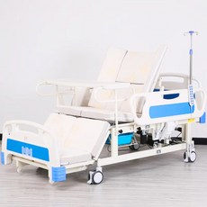 옆면까지 세워지고 침대 위에서 배변 족욕 머리감기도 가능한 모션베드 가정용 병원침대 (매트포함), 수동형, 1개