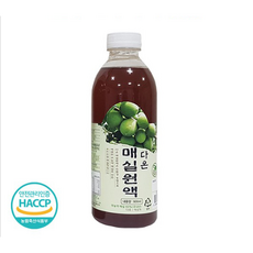 빛고을장터 HACCP인증 무농약 고흥 다온 매실원액 900ml 매실청 매실액, 1box, 1box, 고흥 참 매실액 900ml 1병