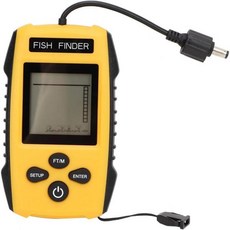 Acogedor Fish Finder 유선 LCD 디스플레이가 포함된 휴대용 Depth 음파 탐지기 센서가 낚시 수중 경험 모든 유형에 적합, 1개