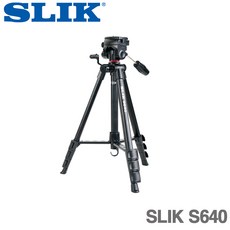 슬릭 DSLR 비디오 카메라용 4단 카메라 삼각대 S640