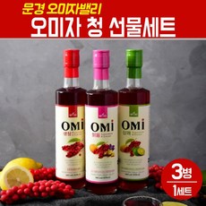 문경 오미자 청 발효 액기스 농축액 열매 추출액 오미자차 홈쇼핑 건강 즙 쉬잔드린 효능 추출물 원액 발효액 선물세트, 문경오미자밸리 오미자청 3병, 1세트