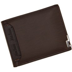 남성 지갑 가죽 카드 홀더 패션 다기능 신용 Iron Edge Billetera Hombre