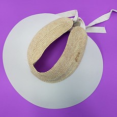 한수위 여성 썬캡 라탄 햇빛가리개 상품 이미지