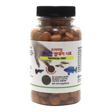 [신세계수족관] YB 프리미엄 피쉬탭 열대어 사료 90ml, 1개