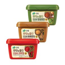 신송 짠맛을줄인고추장1KG+재래된장1kg+양념쌈장1kg, 3개, 1kg