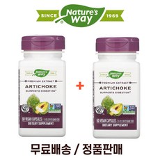 네이쳐스웨이 Artichoke Leaf Extract 아티초크 잎 추출물 60캡슐, 2개