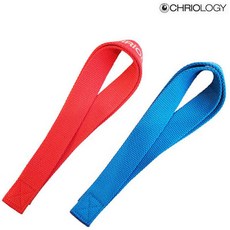 크리오로지 역도선수용 리프팅 스트랩 고리형 업그레이드 신제품, 레드2개+블루2개, TR+ 고리형