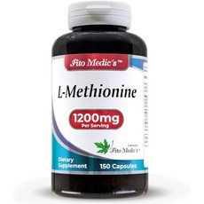 피토 메디슨의 연구실 메티오닌 L 1200mg 150캡슐 항산화 촉진제 초고흡수성., 150정, 1개