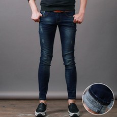 스댕클럽 남성용 겨울 기모 청바지 JM9860