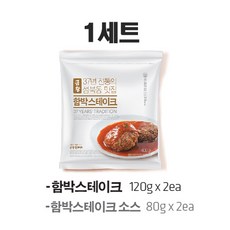 [금왕돈까스] 1987년 전통의 성북동 맛집 금왕 함박 스테이크 400g x 3세트/ 5세트/ 10세트, 3세트