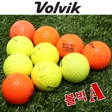 나이키골프 [볼빅] VOLVIK 2피스 칼라 로스트볼/골프공 혼합 A등급_10알 구성_212203, 10개 1세트, 볼빅 2피스 A 컬러