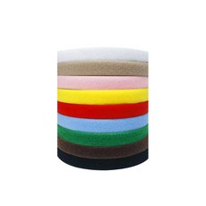 퀼트패키지 수선부자재 벨크로 찍찍이 2.5cm 1/2마, 밤색
