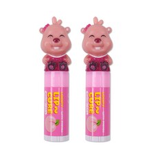 루피 피규어 립케어 (복숭아향) 2.5g, 2개, 복숭아향