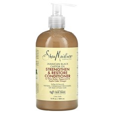SheaMoisture 자메이칸 블랙 캐스터 오일 강화 _ 회복 컨디셔너 384ml (13 fl oz), 1개