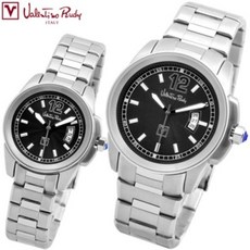 [천삼백케이] [에이맨] [본사정품]Valentino Rudy VR6003BKWT 발렌티노루디남성여성메탈커플손목 시계