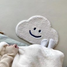 오비안 뽀송 현관 화장실 러그 인테리어 발매트, 구름
