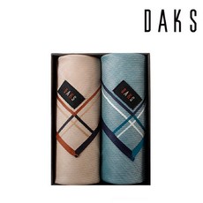 [현대백화점][닥스] 남녀 2매세트 손수건 수빈사 1번
