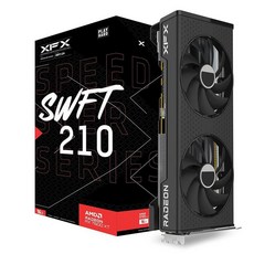 XFX Radeon RX 7900GRE 게이밍 그래픽 카드(16GB GDDR6 포함) AMD RDNA 3 RX-79GMERCB9, RX 7600 XT SWFT