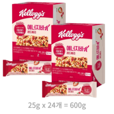 켈로그 에너지바 K 레드베리, 600g, 2개