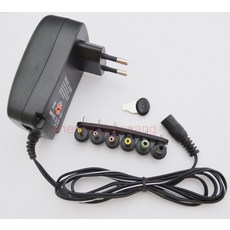 1PCS 30W 범용 AC 벽면 플러그 전원 어댑터 3v 4.5v 5v 7.5v 9v 12v 2.5A 6피스 팁 공급 장치 전환|12v 2.5a|12v 충전기9v 2.5a, 01 EU plug