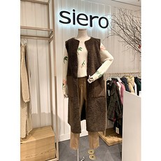 [시에로] 리버서블 뽀글이 롱 베스트 SF1LTF650