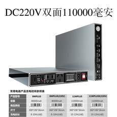 cd리더기 CDRW 롬 노트북 전원 220V 충전 대용량 백업, 220V 양면 110000mAh, 1개