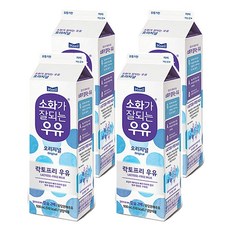 매일유업 매일우유 소화가 잘되는 우유(유당제거) 930ml, 4개