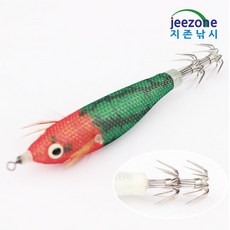 지존낚시 수평에기 제이제이 일산훅 슬로우 씽킹 갑오징어 쭈꾸미 한치 문어 무늬 오징어 에기, 수박