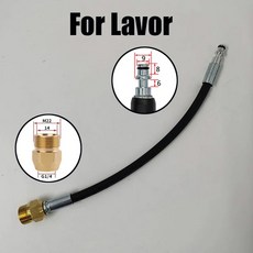컨버터 AR Lavor Daewoo 와셔 Decker 호스 파이프 고압 워시 연장 피팅 Karcher Black 커넥터, 0.175M, For Lavor