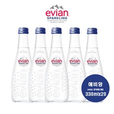 에비앙 탄산수, 330ml, 20개 평택