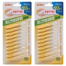 네오메디칼 EVERDEN I자형 치간칫솔 10개입 1 (SSS / 0.7mm), 2개