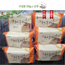 40년 전통 담양 죽향콩 청국장 350g 12개, [일반박스] 12팩