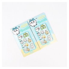 치이카와 먼작귀 벌레 모기 날파리 퇴치용 하절기 필수품 썸머 패치 2P 한묶음, 블루, 2개, 30g