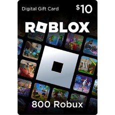 Roblox 디지털 기프트 카드 모바일 카톡 발송 독점 가상 아이템 포함 온라인 게임 코드, 800 ROBLOX