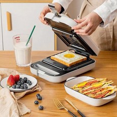 다기능 샌드위치 와플 메이커 토스트기, 고급형