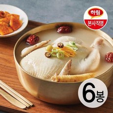 하림 삼계탕 800gX6팩, 800g, 6개