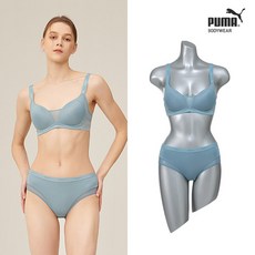 데일리 컴포트 커버 브라팬티세트 2종 블루