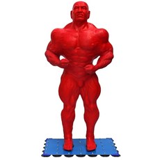 사람 모양 실리콘 샌드백 165cm 65kg 격투기 권투, 레드R1