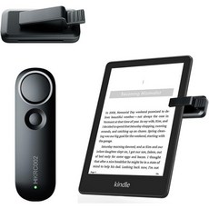 Kindle Reading용 RF 리모컨 페이지 터너 EReader Controller 무선 카메라 셀피 컨트롤러 Ebook iPad iPhone Android Comics용, Black - lingzha4시디키