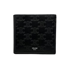 셀린느 24SS 트리오페 로고 반지갑 블랙 10B653 FQB 38SI