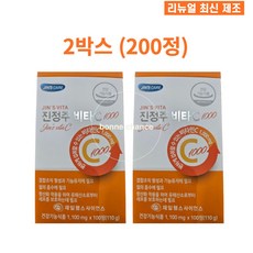 진정주 비타민C1000 2통 200정 진약사몰, 100정, 2개