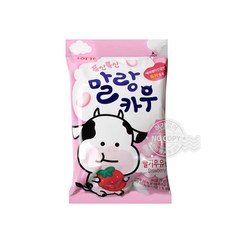 [과자몰1]롯데 말랑카우 딸기 79g