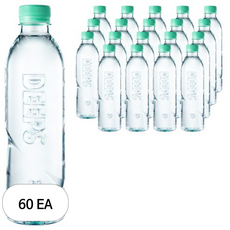 Deeps 에코 그린 먹는 해양 심층수 무라벨, 60개, 500ml