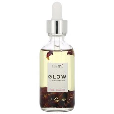 티미 Teami Glow Tea Infused Facial Oil Rose Cinnamon 2 oz