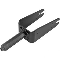 KUGOO S1 S2 S3 8인치 전동 스쿠터 교체 부품 앞바퀴 브래킷 포크와 호환되는 프론트 포크 알루미늄 합금 어셈블리, 1개
