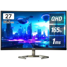 필립스 에브니아 27M1C5500VL QHD 165 프리싱크 HDR 게이밍 무결점 69cm 모니터 165Hz 컴퓨터 PC 커브드